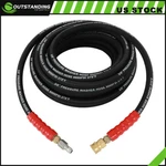 Hot Water Pressure Washer Hose 3/8" X 50FT 6000PSI 2-BRAID R2 Black. Fixed Price $65.99.