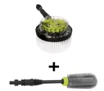 Sun Joe Care Pressure Washer Accessory Kit, Rotary Brush + Wheel & Rim. Fixed Price $39.99.