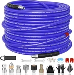 Sewer Jetter Kit For Pressure Washer 50FT, 5800PSI Hose Kink-free. Fixed Price $35.92.