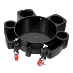 5 Gallon Bucket Dolly Heavy Duty Wheel Casters Locking Brakes 300LB Black. Fixed Price $58.75.