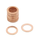 Autohaux 13MM Inner Dia Copper Crush Washers Flat Car 13*19*1MM, Bronze. Fixed Price $15.99.