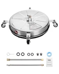 Vevor 18" Pressure Washer Surface Cleaner 4000 Psi Stainless Steel With 2 Wands. Fixed Price $85.99.