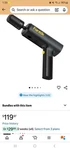 NB8 Flip Portable Pressure Washer Gun, Foldable Cordless Spra.... Fixed Price $59.95.