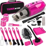 Thinkwork Pink Car Detailing Kit 8000PA Cordless Vacuum Cleaner Brush Set Gift. Fixed Price $82.99.