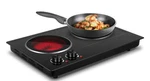 Placa El Ctrica Doble 1800W De Cer Mica Control Dual Port Til. Fixed Price $146.58.