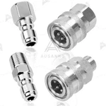 2 Sets Npt 1/4 Inch Pressure Washer Coupler Quick Connect Plug Fitting Adapter. Fixed Price $11.99.
