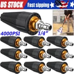 4.0GPM High Pressure Washer Rotating Turbo Nozzle Spray Tip 4000PSI 1/4" Quick. Fixed Price $9.82.