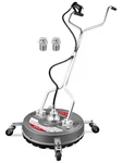 Wojet 18 Pressure Washer Surface Cleaner With 4 Wheels & Dual Inch, Gray. Fixed Price $325.35.
