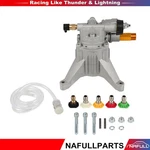 3000 Psi Pressure Washer Pump 7/8" Shaft Vertical Replaced 2.5GPM Nozzles. Fixed Price $72.91.