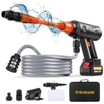 Eveage Q7 Cordless Battery Power High Pressure Washer Max 1000PSI, 2.5GPM Set. Fixed Price $69.95.