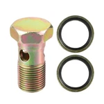 Vekauto Single Banjo Bolt Kit, M18X1.5 Length 44MM M18*1.5*44, Bronze Tone. Fixed Price $7.69.
