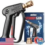Mckillans Short Pressure Washer Gun W/ M22 Inlet, 1/4" Quick Connector, Foam Can. Fixed Price $58.29.