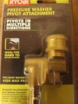 Ryobi Pressure Washer Pivot Attachment 4500 Max Psi. Fixed Price $14.99.