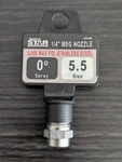 Northstar Spray Nozzle 5.5 Orifice 1/4" Npt Stainless Steel N00055MP. Fixed Price $15.95.