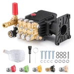 Vevor Pressure Washer Pump 1" Shaft Horizontal Triplex Plunger 4400 Psi 4.4GPM. Fixed Price $219.90.