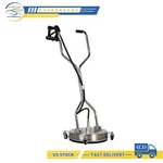 16.5" Pressure Washer Surface Cleaner With Handles & 4 Spinner Wheels. Fixed Price $144.98.