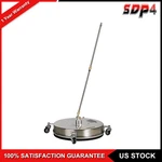 18" Pressure Washer Surface Cleaner With Wheels 4000 Psi + 2 Extension Wand. Fixed Price $87.29.