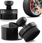 2 Pack Detail Brushes, Tire Shine Applicator Brush, Automotive Black. Fixed Price $13.95.