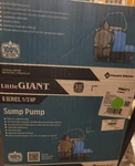 Little Giant Submersible Sump Pump: 1/3HP, 29 Gpm Flow Rate 6-CIM-R 506271 New. Fixed Price $110.00.