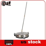 15" Pressure Washer Surface Cleaner W/ 3 Wheels 4000 Psi +2 Extension Wands. Fixed Price $85.37.
