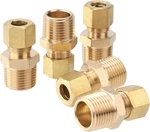 Ltwfitting Brass 5/16 Od X 3/8 Male Npt Compression Connector Fitting(pack Of 5). Fixed Price $21.59.