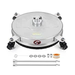 18" Pressure Washer Surface Cleaner With 4 Wheels, Stainless Steel Power Pres.... Fixed Price $105.78.