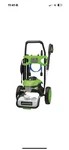 Greenworks 2000-PSI 1.2 Gpm Heavy-duty Cold Water Corded Electric Pressure. Fixed Price $110.00.
