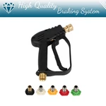 Short Pressure Washer Gun With M22-14MM Inlet Stubby High Handle. Fixed Price $25.49.