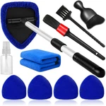 Qydipclin 10PCS Windshield Cleaning Tool Inside Car Window Cleaner Wash Blue. Fixed Price $17.63.