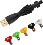 Pressure Washer Gun Adapter Kit Power Fittings With 1/4" Quick Conn. Fixed Price $32.95.