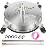 Hourleey 14" Pressure Washer Surface Cleaner, Stainless Steel Cleaner.... Fixed Price $63.94.