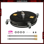 18.5" Black Pressure Washer Surface Cleaner W/ Wheels Stainless Steel 4000PSI. Fixed Price $93.19.