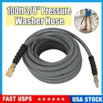 3/8" X 100' 4000 Psi Gray Non-marking Pressure Washer Hose W/ Couplers. Fixed Price $89.25.
