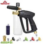 Yamatic 4000 Psi Foam Cannon Pressure Washer Gun Jet Lance Spray Nozzle Tips. Fixed Price $40.19.