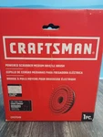 Craftsman Power Scrubber Medium Bristle Brush-red- Cmcpsmb. Fixed Price $15.00.