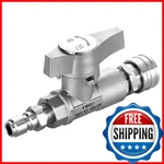 Mingle 3/8" Quick Connect Ball Valve For Pressure Washer Hose, 5000 Psi. Fixed Price $52.27.