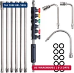 Xiny Tool Pressure Washer Extension Wand, 10 Pack Power Lance With 6 Atom. Fixed Price $47.23.