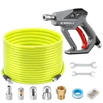 Mingle Sewer Jetter Kit For Pressure Washer 100 Ft, Drain Cleaner Hose With. Fixed Price $85.48.