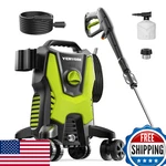 Yeryork Pressure Washer 3500 Psi Power 4 Lockable Wheels Steel Wand. Fixed Price $179.98.