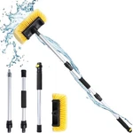 Navapal Car Wash Brush With Long Handle 12" Soft Bristle 54", Yellow. Fixed Price $40.99.