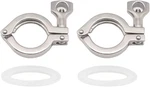 Beduan 2" Sanitary Tri Clamp, 304 Stainless Steel Single Pin Heavy Duty. Fixed Price $21.95.
