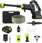 Mecoc 6 In Cordless Power Washer Max 970 Psi Portable Pressure Batteries 21V. Fixed Price $32.95.