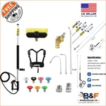 Durable 24FT Telescoping Wand With 7 Spray Nozzles For Ultimate Cleaning Power. Fixed Price $185.49.