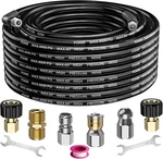 4000PSI Sewer Jetter Nozzles Kit 35FT Drain Cleaning Hose For Pressure Washer. Fixed Price $39.86.