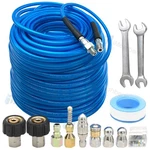 Sewer Jetter Kit For Pressure Washer 50/125/200FT Drain Cleaner Hose 5800PSI 1/4. Fixed Price $47.99.