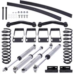 Bfo 3" Lift Kit W/ Add-a-leaf Springs For Jeep Cherokee Xj 2WD 4WD 1984-2001. Fixed Price $360.48.
