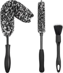 3PCS Wheel Kit For Cleaning And Tire, Rim Brush, Car Detai. Fixed Price $16.99.