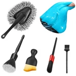 Fitosy Car Duster Detail Brush Cleaning INTERIOR-1 Set, Grey, White. Fixed Price $13.35.