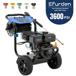 Efurden Gas High Pressure Washer 3600 Psi 2.3 Gpm 212CC 5 Nozzles&hose Reel Set. Fixed Price $339.99.
