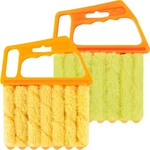 2 Pcs Blind Cleaner - Washable Window Duster Orange Yellow. Fixed Price $11.15.